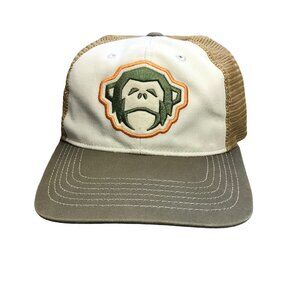 Howler Brothers El‎ Mono Standard Hat Adjustable Snapback Cap Stone Dark Tea OS